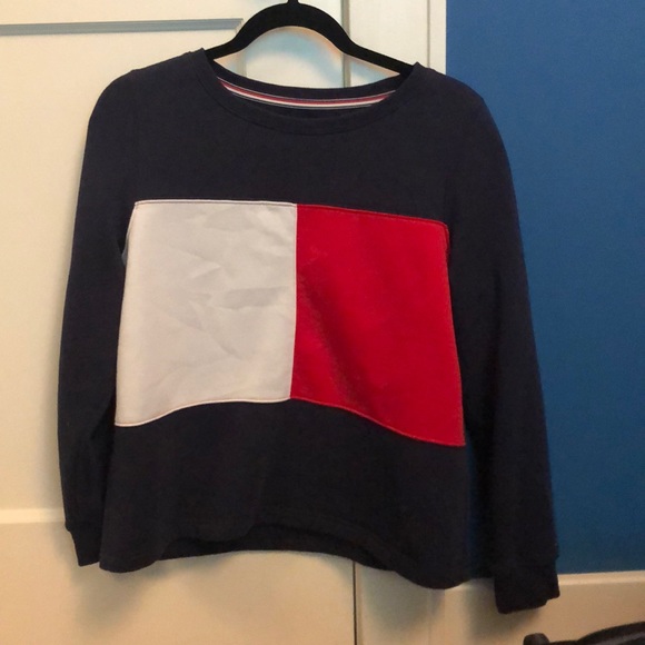 Navy Blue Tommy Hilfiger pullover - Picture 2 of 2